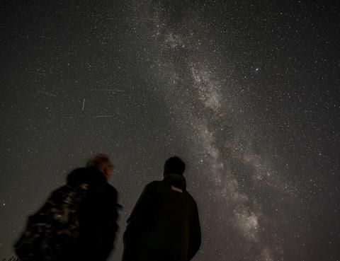 Billede af Mandøs stjernehimmel